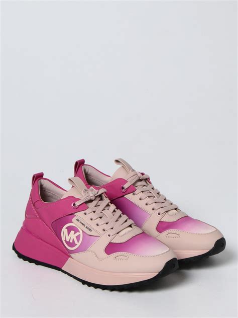 michael kors rose sneakers|michael kors pink trainers women.